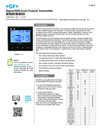 Thumbnail of document Manual - 9950 Dual Channel Transmitter